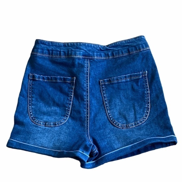 Boom‎ Boom Stretchy High Waisted Denim Shorts Sz. 7 - Picture 3 of 9